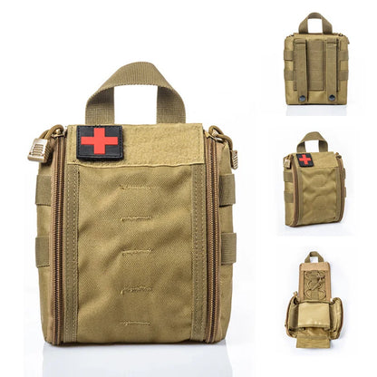 EDC Medical Bag Molle Tactical Pouch First Aid Kits Outdoor Army Car Emergency Camping Hiking Survival EMT Utility Pack Hunting