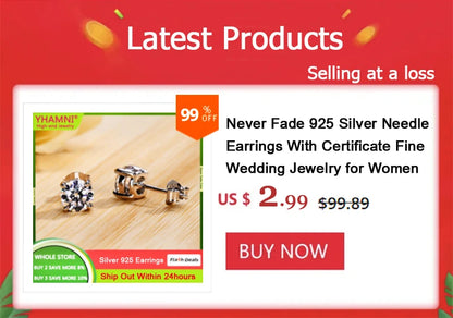 100% Certified 925 Silver Rings, Luxury 18K White Gold Natural Zirconia Diamant Wedding Band Women's Accessories Gift Jewelry