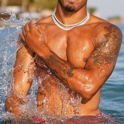 Sparkling Moissanite Tennis Chain Bracelet Necklace 100% 925 Sterling Silver Pass Diamond Test Fine Jewelry valentine's day Gift