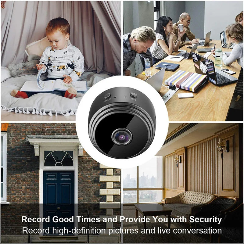 Mini Security Protection Camera Smart WiFi Wireless Video Surveillance 1080P HD Indoor Night Vision Secret Security Hoome Camera