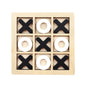 Solid Wooden Tic Tac Toe Board Game Montessori Toys - Perfect for Family Fun and Backyard Entertainment!