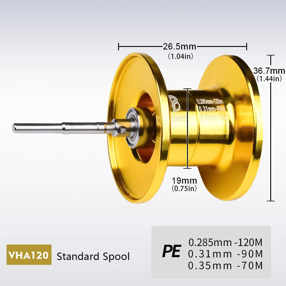 Baitcasting Fishing Reel 7.2:1 Gear Ratio 8Kg/17.6Lb Max Drag Casting Reel with Metal Spool for Freshwater Saltwater Pesca