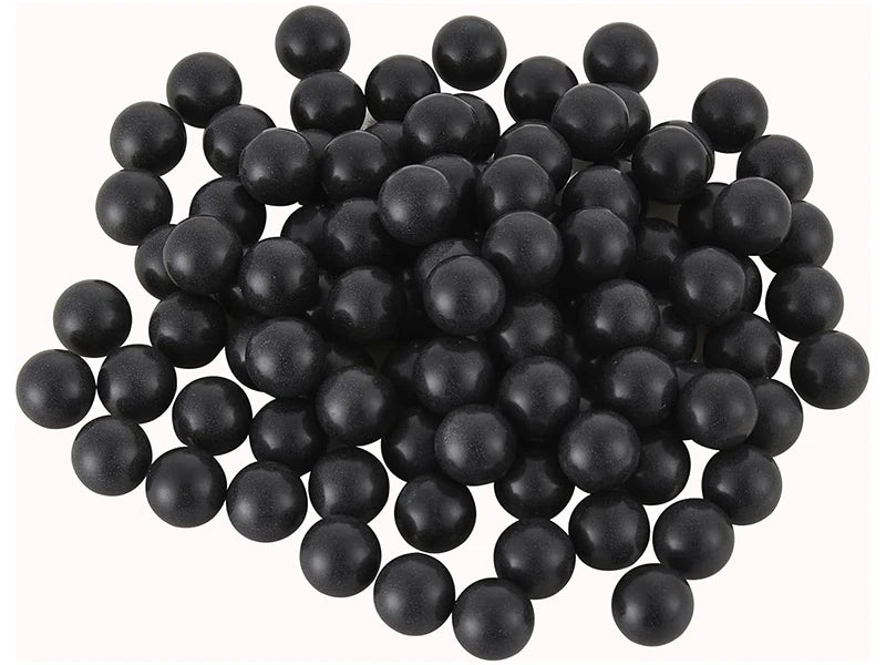 100 Rounds Solid Nylon 50 Cal. Paintballs Ammo for Tr50 Reusable. 50 Caliber Hard Plastic Projects for Self Defense