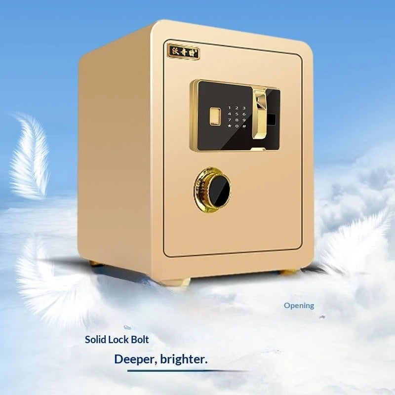 Digital Electronic Password Safe Box Home Office Hotel Concealed Wall Mini Fireproof Security Armored Wardrobe Large Deposit