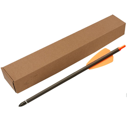 6/12/24pcs 7.5/15 Inch Carbon Crossbow Arrow Bolts 2 Pices Plastic Feathers Archery Arrows for Crossbow Hunting Shooting