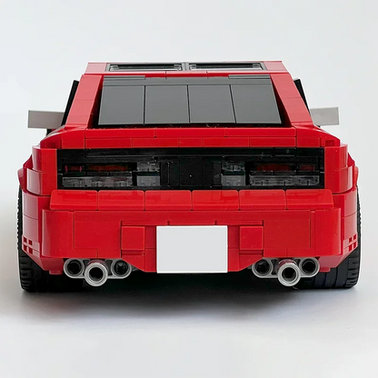 1462PCS 1:14 scale Nissed 300ZX classic supercar static version racing model DIY creative ideas Child Toy Assembly Puzzle Gift