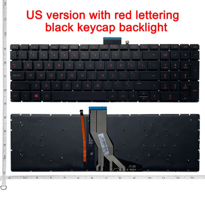 US/UK/RU/SP/FR/GR NEW Laptop Keyboard For HP 15-AB 15-AE 15-AD 15-AU 15-AK 15-AX 15-AS 15-BC 15Q-AJ 15G-AD M6-W M7-U 17-G 17-U