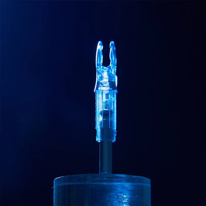 6PCS Green Led Lighted Nocks For Arrow Shaft ID 6.2mm Archery Hunting Shooting Automatically Recurve Crossbow Compound Bow new