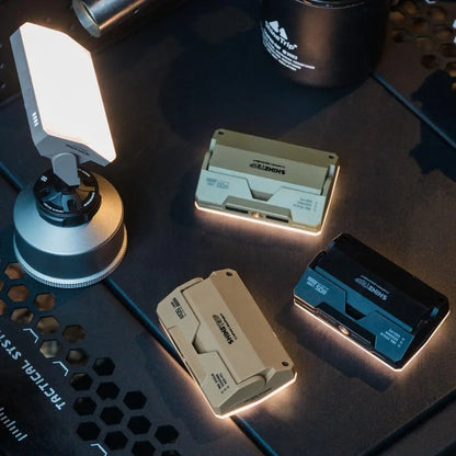 Card-type Camping Lamp Card style camping light, ambient lighting convenient outdoor hiking camping light Magnetic Base