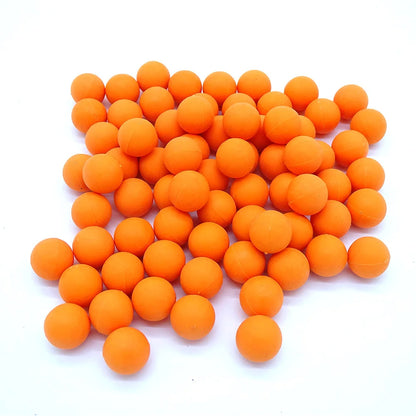 100ct .68 Cal Paintballs for Reusable Training and Self Defense Balls .68 Caliber Ammo Rubber Projectile Fit Byrna SD/T4E HDR