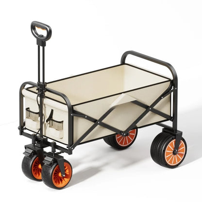 Electric Camp Car, Outdoor Camping Caring, Portable Campes Cares  Picnic Car Can Carry People, Foldable Handcart