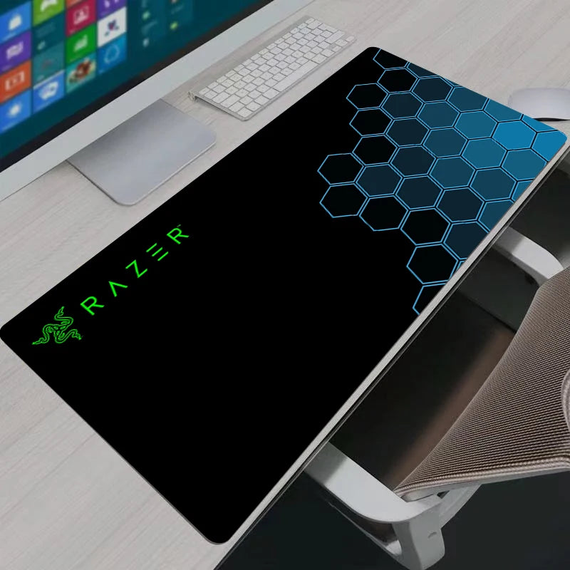 Razer Hexagon Mouse Pad Anime Gaming Accessories XXL Carpet Gamer PC Computer Keyboard Desk Mat Mausepad Office Gifts Mouse Pads