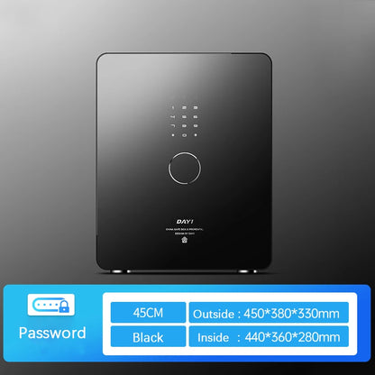 Electronic Password Fingerprint Safe New Safes Box Smart Home Office All-steel High Security Concealed Handle Safety Deposit Box