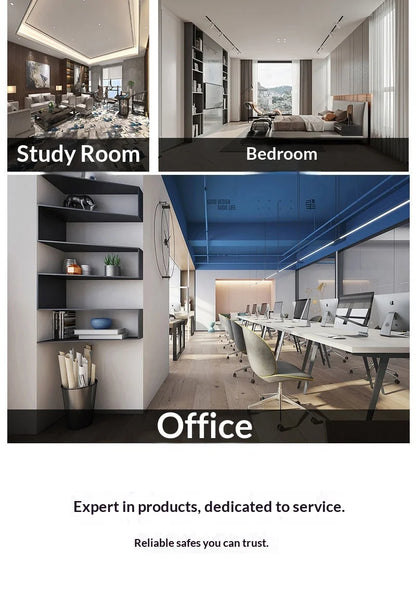 Digital Electronic Password Safe Box Home Office Hotel Concealed Wall Mini Fireproof Security Armored Wardrobe Large Deposit