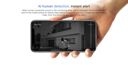 Vstarcam CS64 Outdoor Security Wireless 3MP IP Camera Smart Home Dome Waterproof Color Night Two Way AI Human Detection Camera