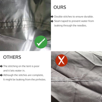 Camping Tent For 6 Person, Car Camping Accessories Including Nail, Outer Bag, Tent For SUV Hatchback Camping For Fishing, Hiking