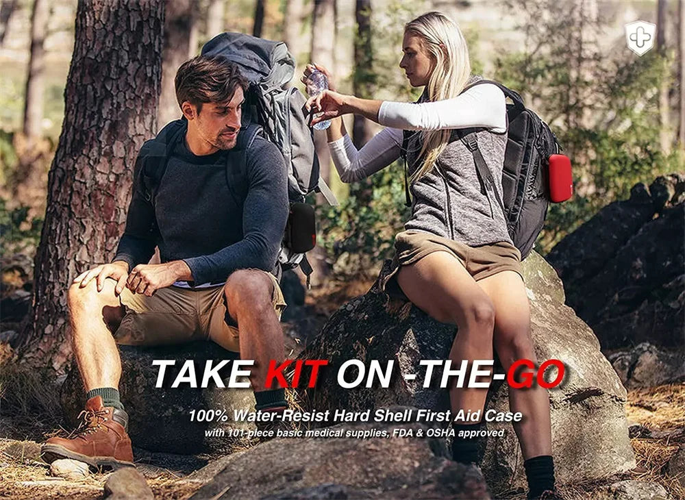 Empty Portable Emergency Medical First Aid Bag Storage Box for Household Outdoor Travel Camping Equipment Medicine Survival Kit