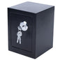 Durable Q235 Steel Lockable Safe Box with 1.01Gal Capacity 3 Keys & Felt Lining Ideal for Home Office & Travel Storage