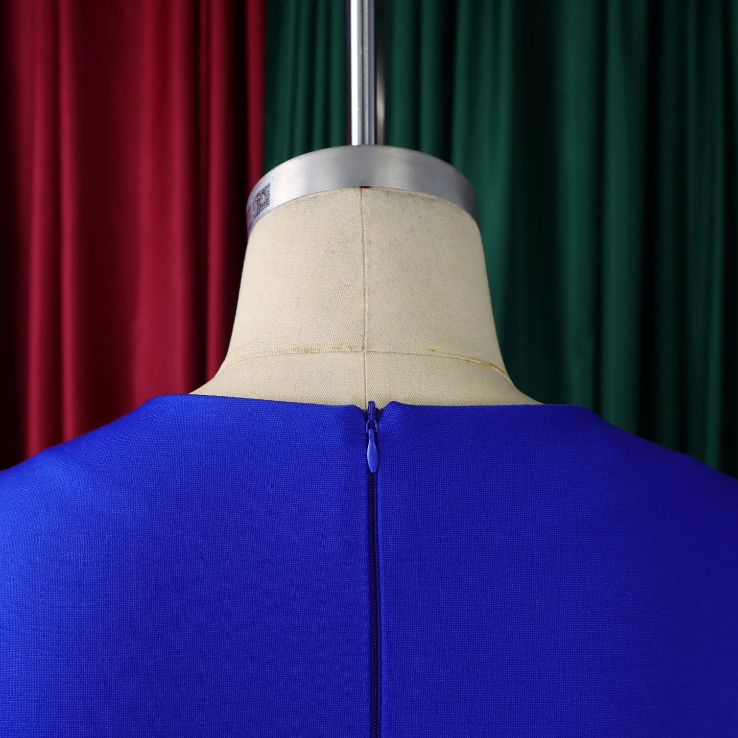 Elegant Bodycon Dresses for Women O Neck Full Sleeve Floral Decorate Solid Sheath Package Hips Mid Calf Professional Work Dress