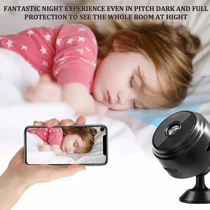 Mini Security Protection Camera Smart WiFi Wireless Video Surveillance 1080P HD Indoor Night Vision Secret Security Hoome Camera