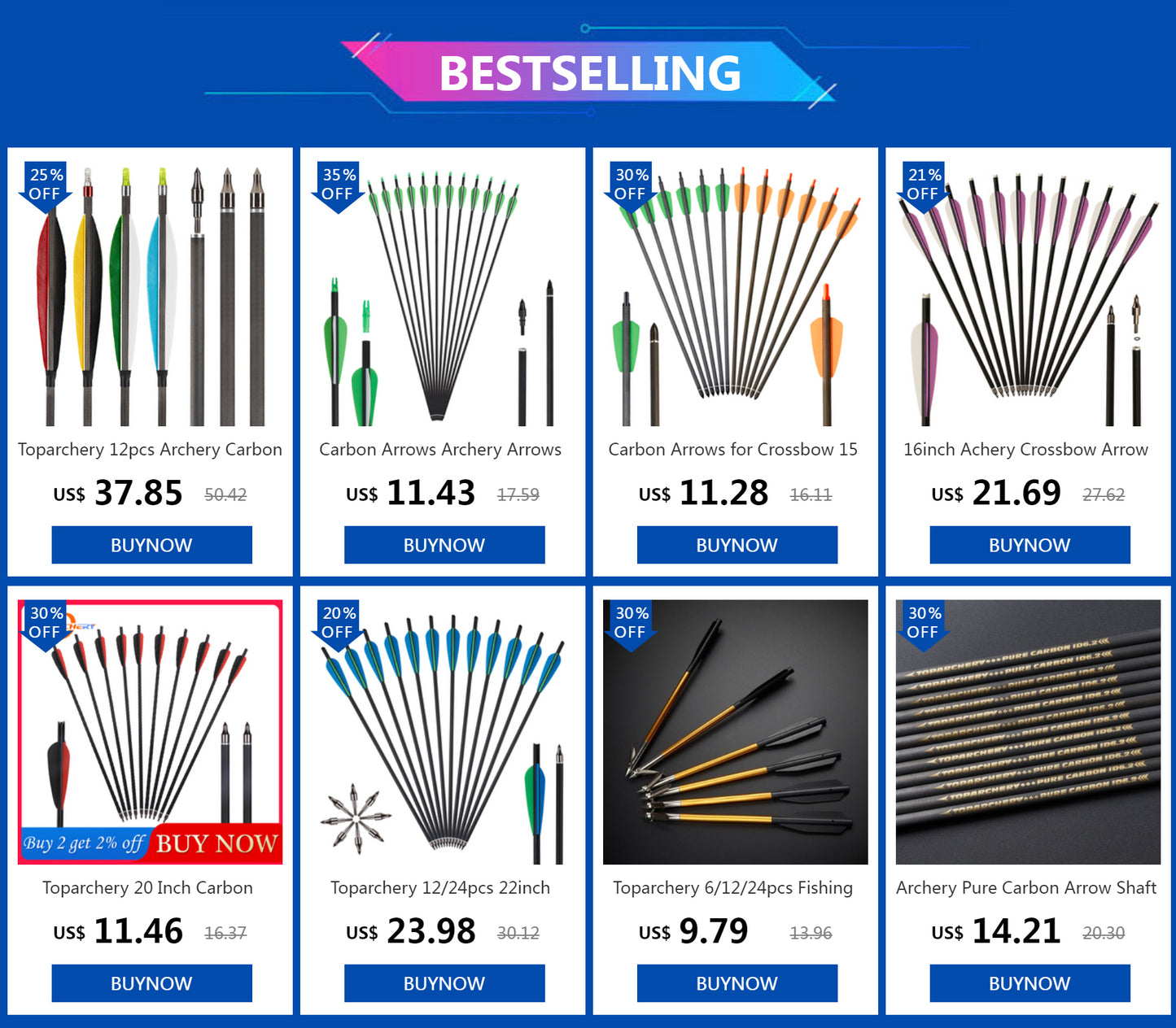6/12/24pcs 7.5/15 Inch Carbon Crossbow Arrow Bolts 2 Pices Plastic Feathers Archery Arrows for Crossbow Hunting Shooting