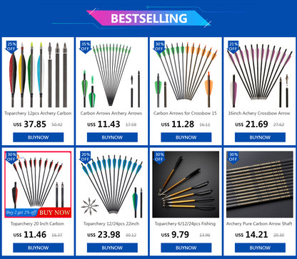 6/12/24pcs 7.5/15 Inch Carbon Crossbow Arrow Bolts 2 Pices Plastic Feathers Archery Arrows for Crossbow Hunting Shooting