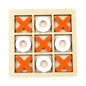 Solid Wooden Tic Tac Toe Board Game Montessori Toys - Perfect for Family Fun and Backyard Entertainment!