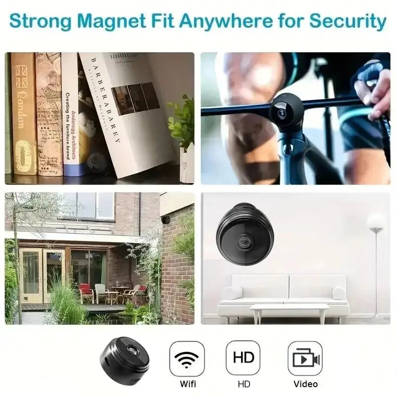 Mini Security Protection Camera Smart WiFi Wireless Video Surveillance 1080P HD Indoor Night Vision Secret Security Hoome Camera
