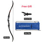 toparchery Archery Bow 56Inch 30-50lbs Outdoor Shooting Recurve Bow for Right-handed Powerful Take-down Hunting Bow with Bow Bag