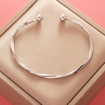 Fine 925 Sterling Silver Lucky Beads Ball Bracelet For Women Luxury Adjustable Bracelet Party Beautiful Jewelery Holiday Gifts