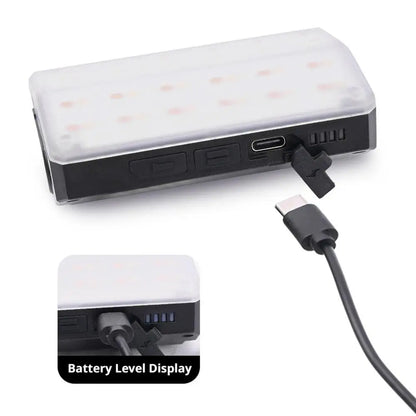 Card-type Camping Lamp Card style camping light, ambient lighting convenient outdoor hiking camping light Magnetic Base