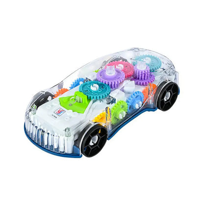 Baby toys Toddler Police Car Electric Vehicle Toy Auto Driving Transparent Gears Music Lights Cars Toys for Kids Boys