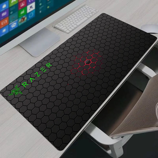 Razer Hexagon Mouse Pad Anime Gaming Accessories XXL Carpet Gamer PC Computer Keyboard Desk Mat Mausepad Office Gifts Mouse Pads