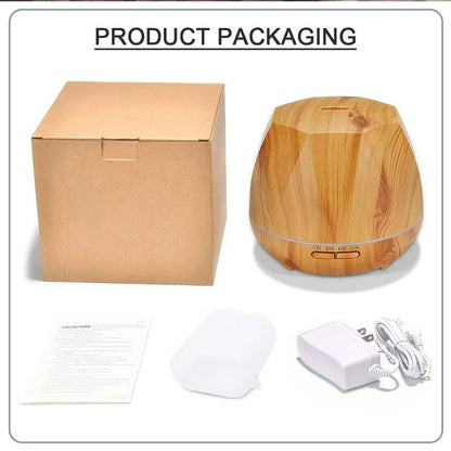 Aroma Essential Oil Diffuser Aromatherapy Ultrasonic Air Humidifier Automatically Remote Control Humidificador 300 500 1000ml