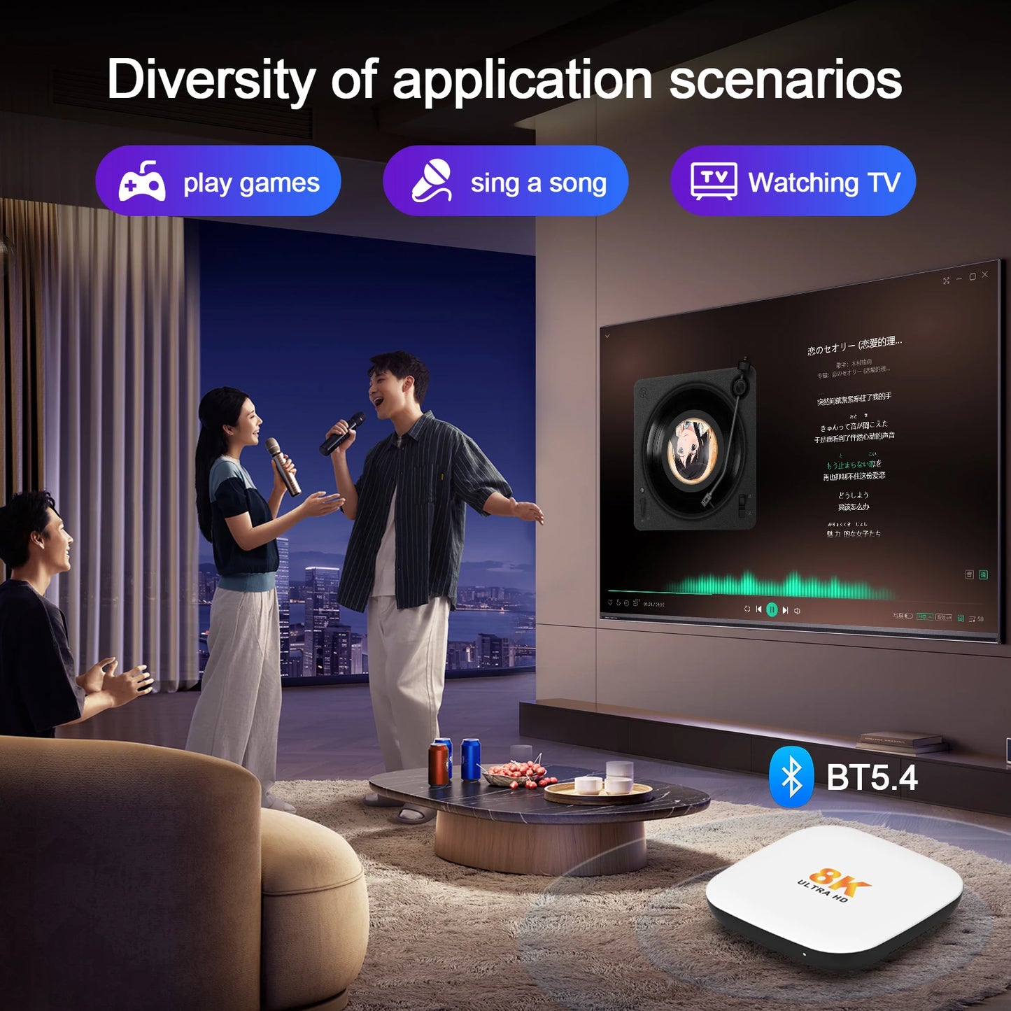 H96Max RK3528 M2 Plus TV Box 8K Android 14 Quad Core 2.4/5G WiFi 6 Smart TV USB2.0 Smart Home 4K HDR Voice Control Android 4K