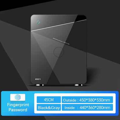 Electronic Password Fingerprint Safe New Safes Box Smart Home Office All-steel High Security Concealed Handle Safety Deposit Box