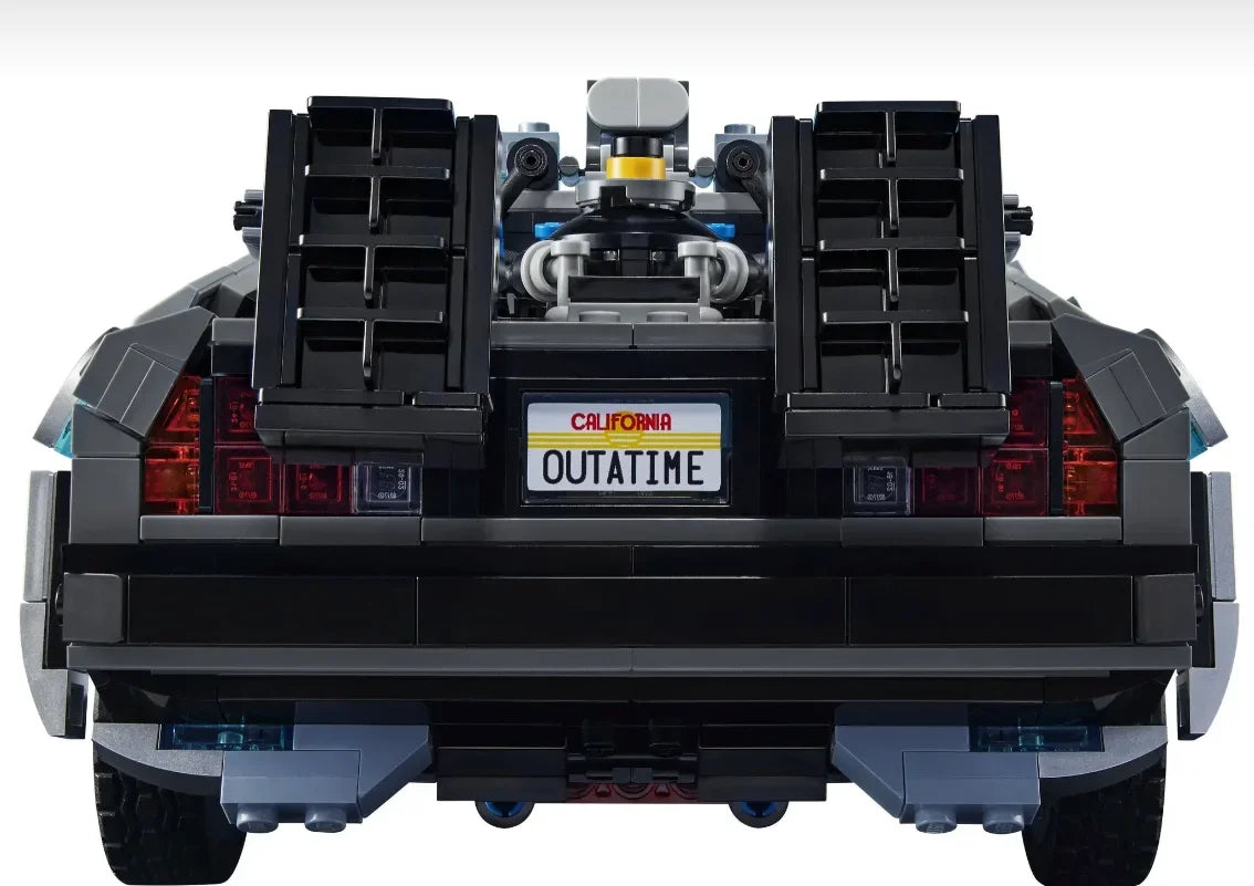 IN STOCK 10300 DeLorean Back to the Future Time DMC-12 Machine Sport Car Building Block Brick Toys For Children Chritmas Gift